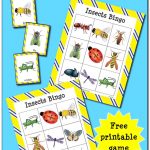 Insects Bingo {Free Printable} | Preschool Bug Theme, Insect
