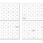 Irregular Verbs   Bingo Card   English Esl Worksheets For