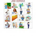 Job Bingo   English Esl Worksheets For Distance Learning And