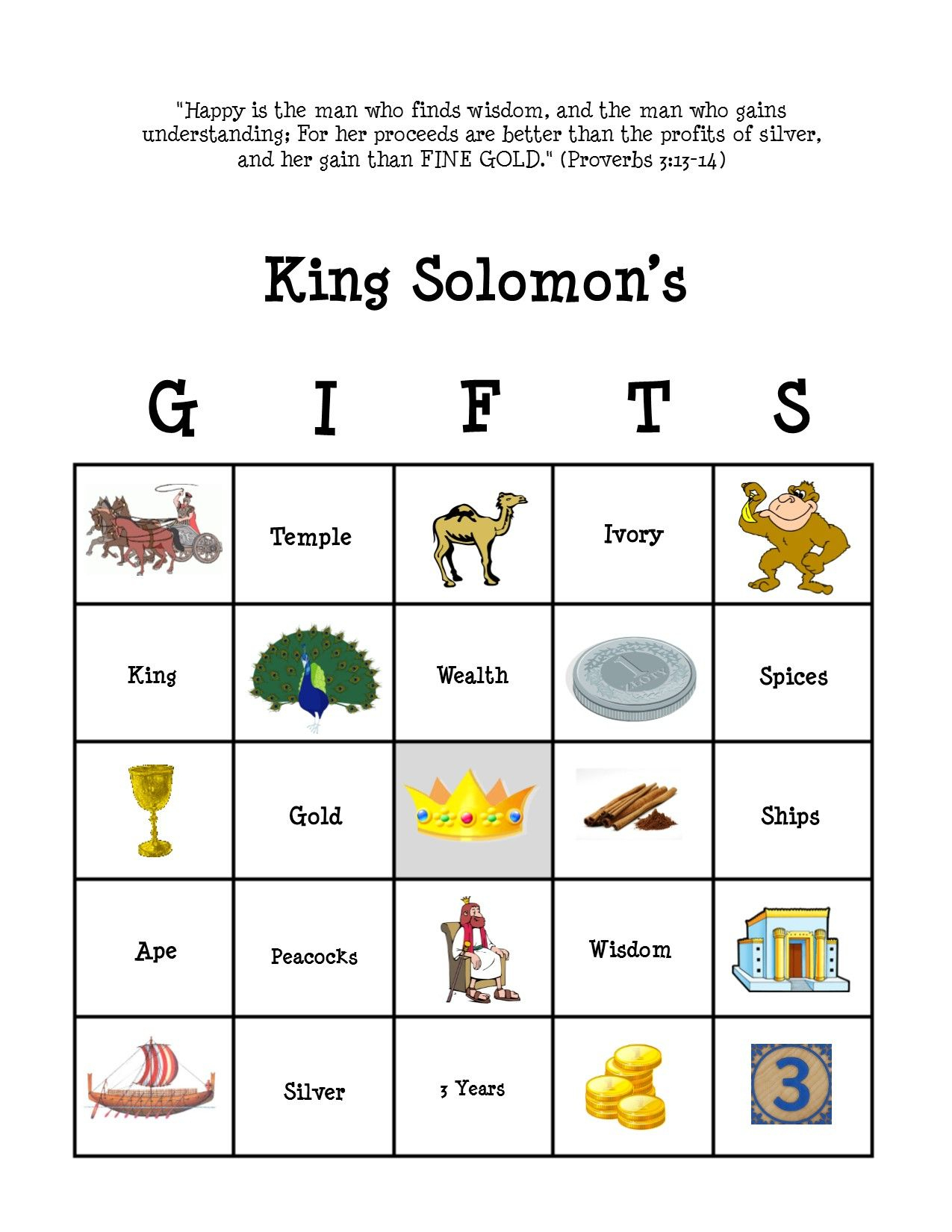 Free Printable Bible Bingo Cards For Primary Sunday School Lessons Printable Bingo Cards