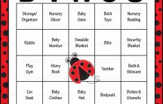 Ladybug Baby Bingo Cards – Printable Download – Prefilled