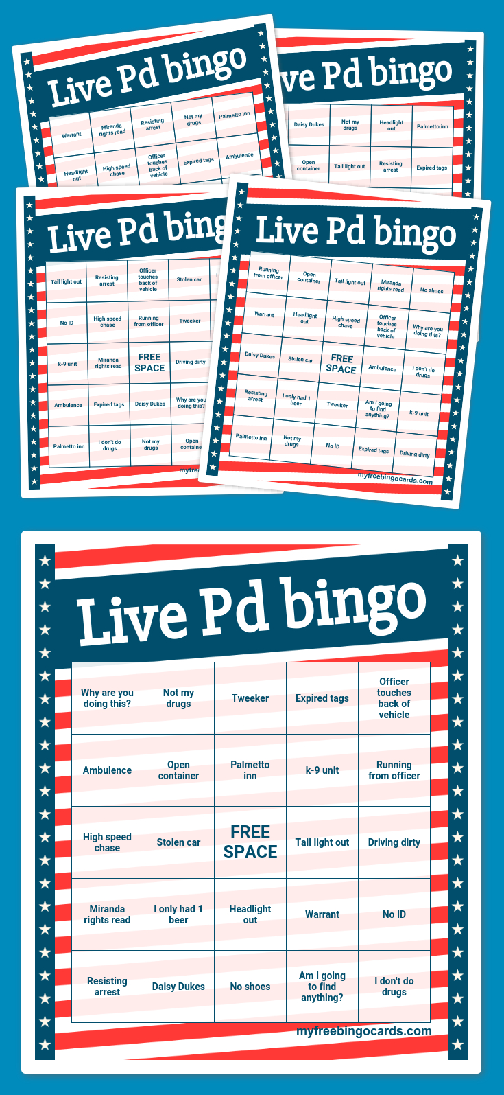 Live Pd Bingo | Bingo Card Generator, Bingo Printable, Bingo