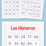 Los Números Bingo | Free Printable Bingo Cards, Bingo Cards