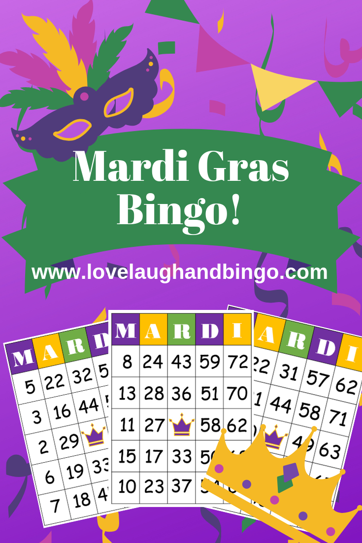 Mardi Gras Bingo Game - | Mardi Gras, Mardi Gras Activities