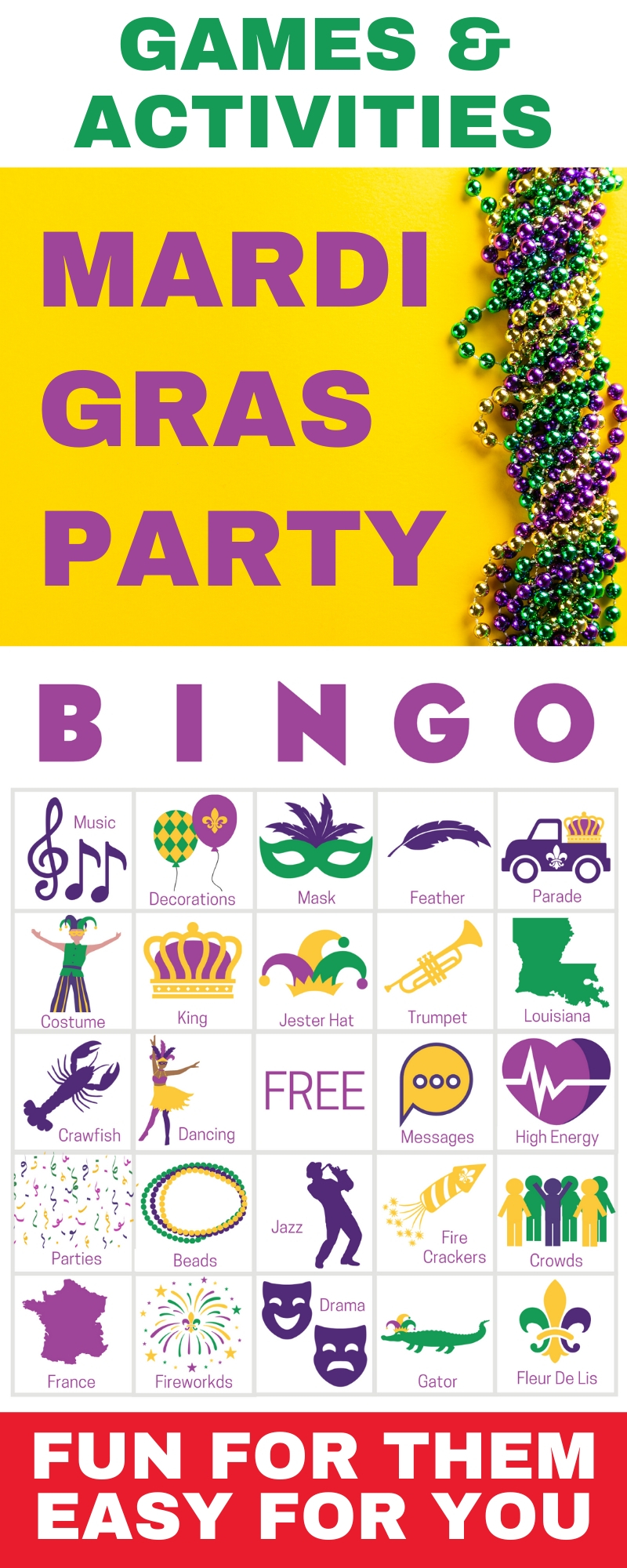 Mardi Gras Party Games - Easy, Modern &amp;amp; Hilarious Fun