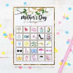 Mother's Day Celebration Bingo, Party Game | Imprimibles De