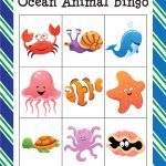 Ocean Animal Bingo | Under The Sea Animals, Animals For Kids