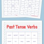 Past Tense Verbs Bingo | Free Bingo Cards, Free Printable