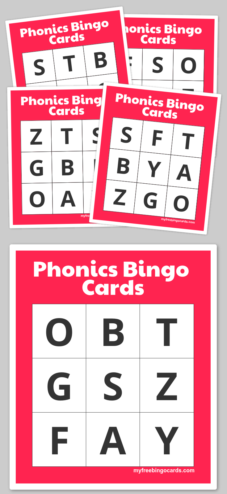 Phonics Bingo Printable Free Printable World Holiday