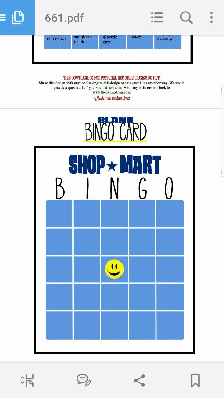 Pinchris Adams On Walmart Bingo | Blank Bingo Cards