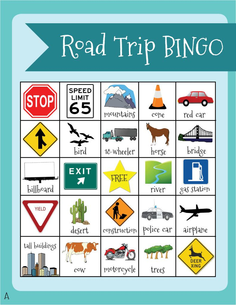 Road Trip-Keeping The Kids Happy | Road Trip Bingo, Road