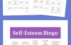 Self-Esteem Bingo | Bingo Cards Printable, Free Printable