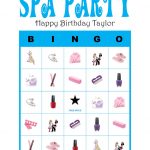 Spa Nail Party Personalized Girl Diva Birthday Party Game