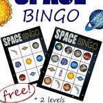 Space Bingo {Free} | Space Preschool, Space Theme Preschool
