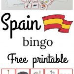 Spain Bingo Game Free Printable | Geography Activities