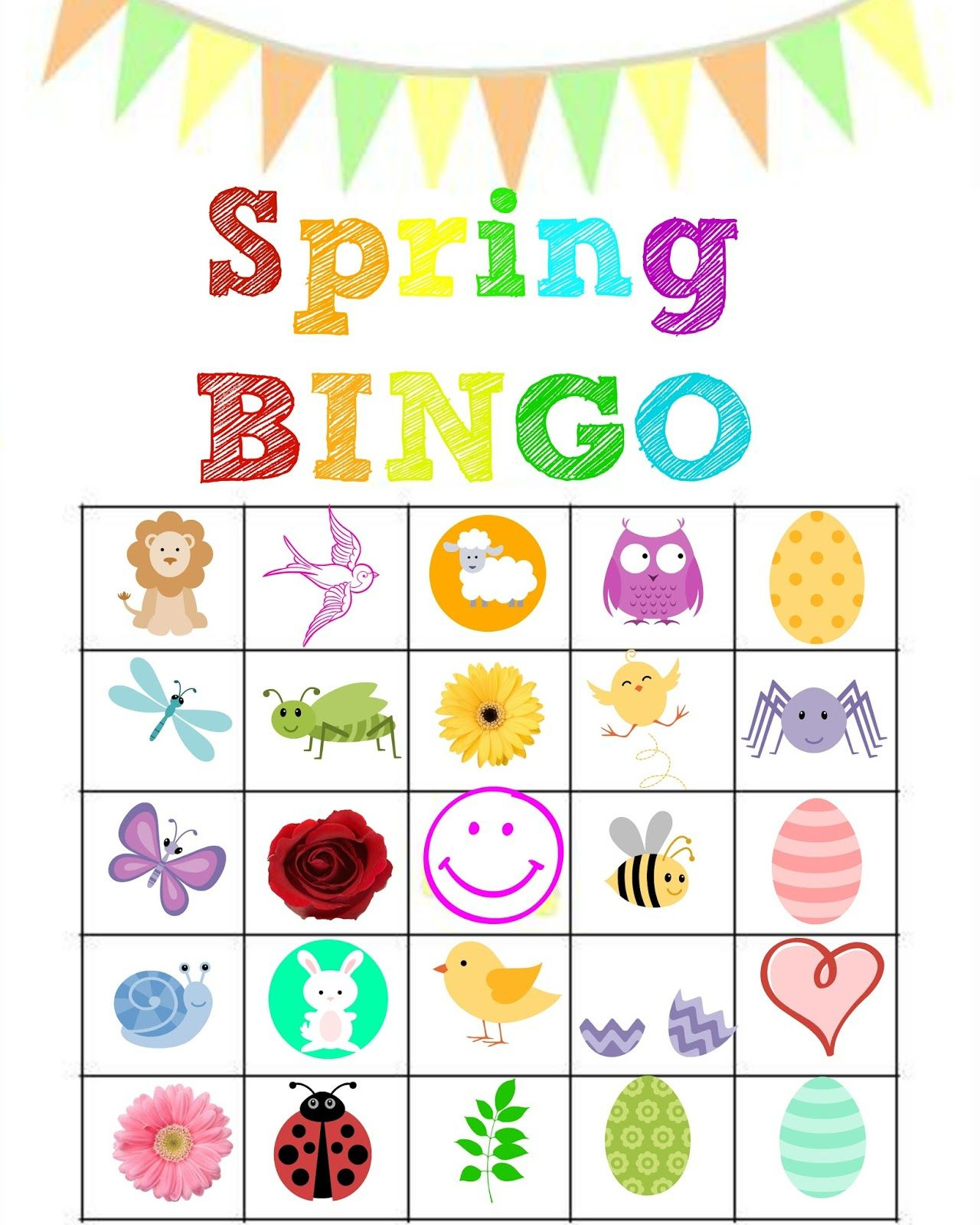 Stronger Than The Average Mom: Spring Bingo Printables