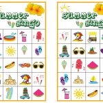 Summer Bingo Game With Free Printables | Bingo Games Free