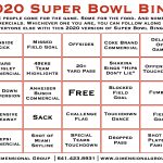 Super Bowl Bingo Cards | The Dimensional Group
