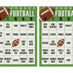 Super Bowl Football Bingo Cards (Free Printable) | The