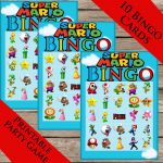 Super Mario Bros. Bingo! 10 Extra Cards! Digital Download
