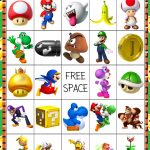 Super Mario Brothers Bingo 10 Card | Etsy | Mario