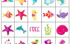 Under The Sea Birthday, Mermaid 2Nd Birthday Bingo Cards