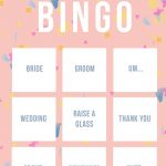 Wedding Speech Bingo Free Printable Game | Wedding