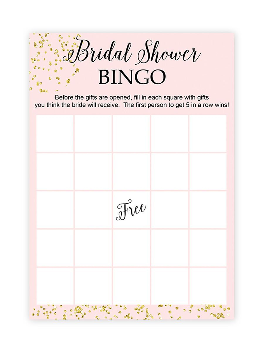 10 Printable Bridal Shower Games You Can Diy | Bridal Shower