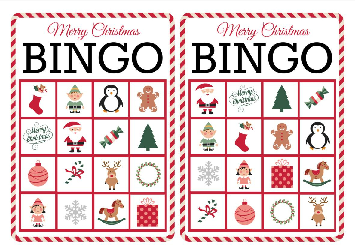 11 Free, Printable Christmas Bingo Games For The Family