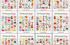 20 Printable Christmas Bingo Cards | Christmas Bingo, Free