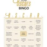 2018 Oscars Bingo Cards | Canadian Living