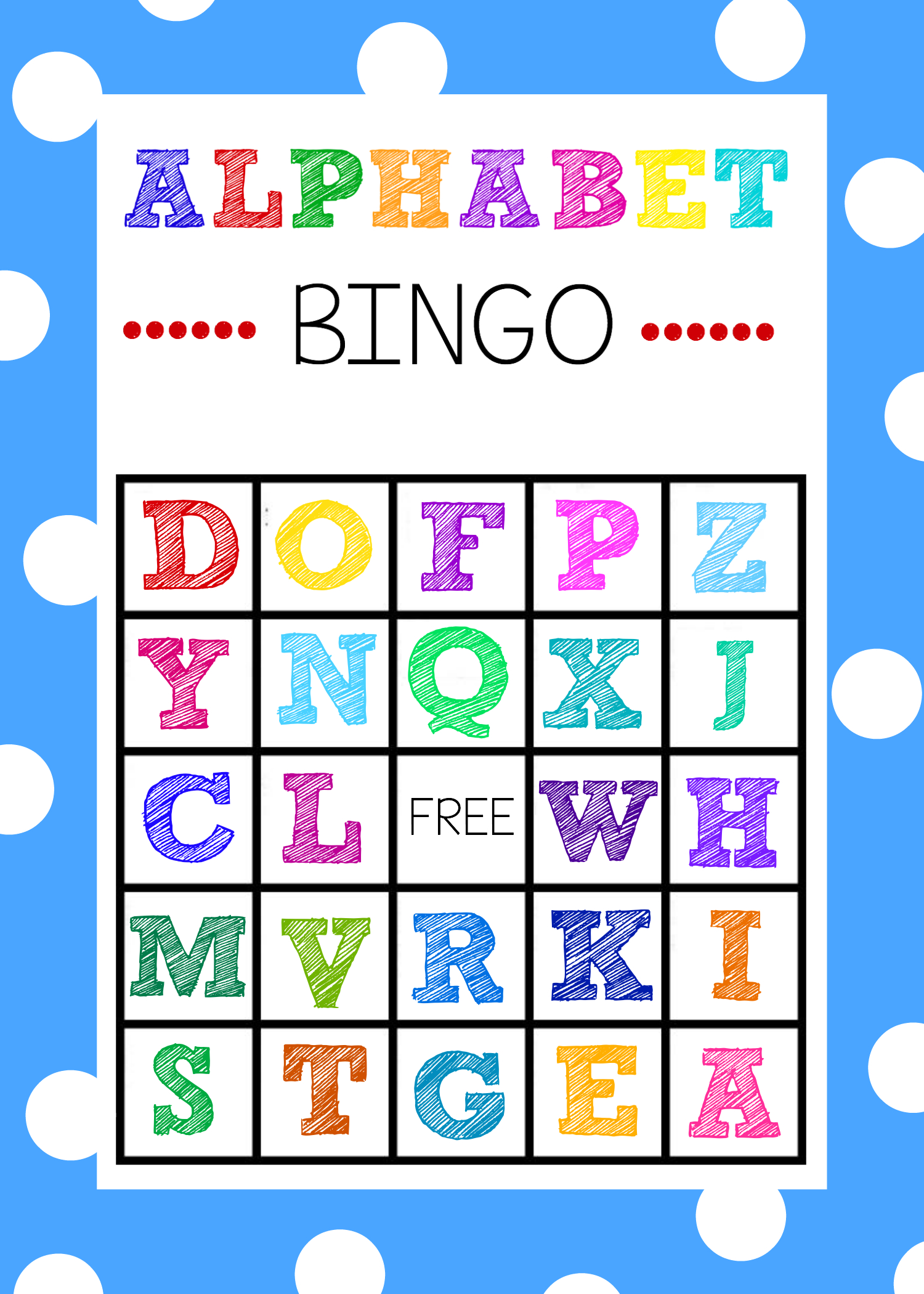 25+ Of The Best Summer Learning Activities | Alphabet Bingo