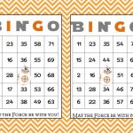 30 Bb8 Star Wars Bingo Cards   Instant Download   Printable