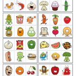 32 Bingo Cards   Food   English Esl Worksheets For Distance