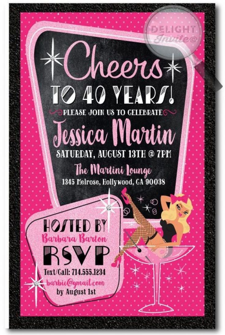 40Th Birthday Woman Saying | 40Th Birthday Invitations, 40Th