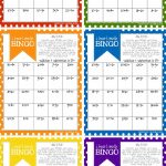 A Fun Back To School Addition & Subtraction Bingo Game For