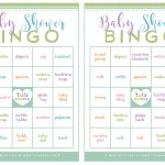 Baby Shower Bingo   A Classic Baby Shower Game That's Super