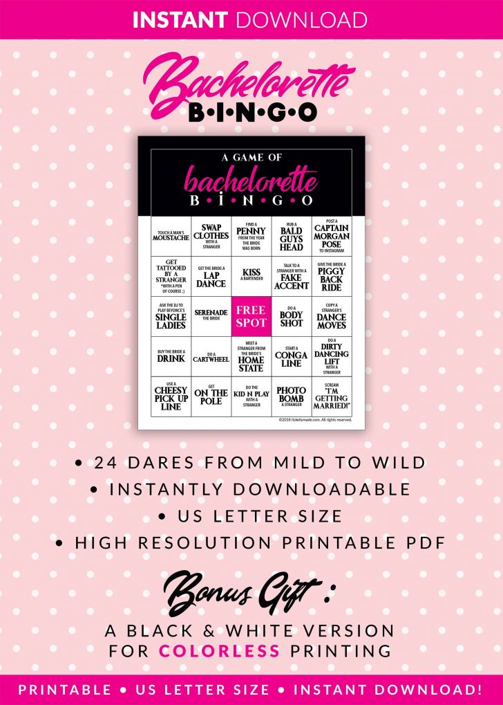 Printable Naughty Bingo Cards