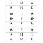 Bingo 1 20   English Esl Worksheets For Distance Learning
