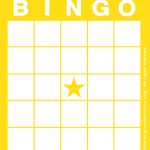 Bingo Card Blank Template   Bingocardprintout