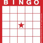 Bingo Card Blank Template   Bingocardprintout