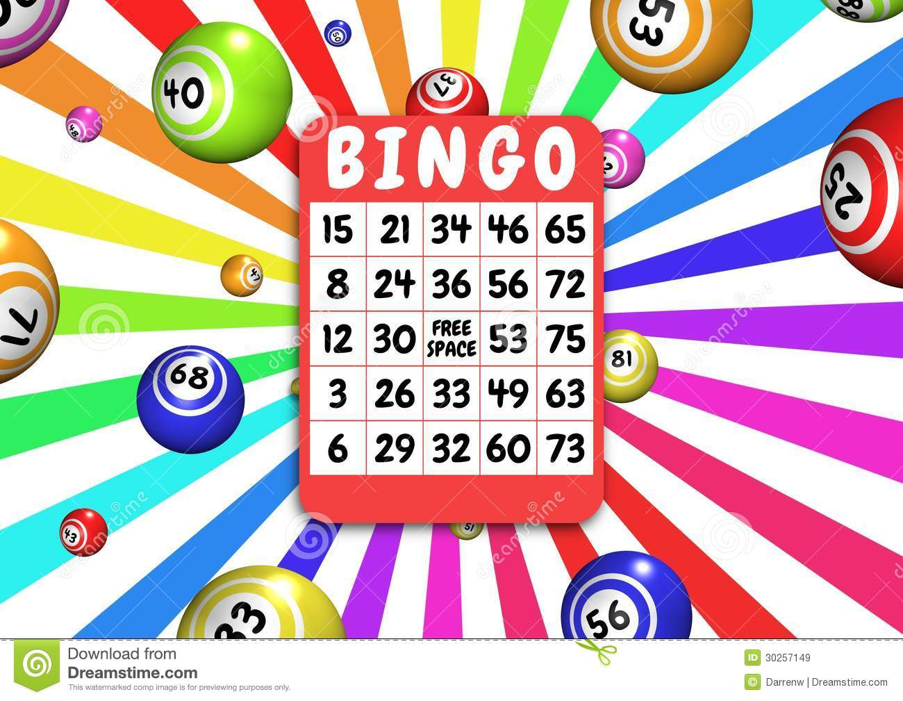 Bingo Card Clipart Free