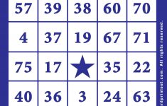 Bingo Card Template Free Printable | Bingo Card Template