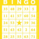 Bingo Card Template Printable   Bingocardprintout
