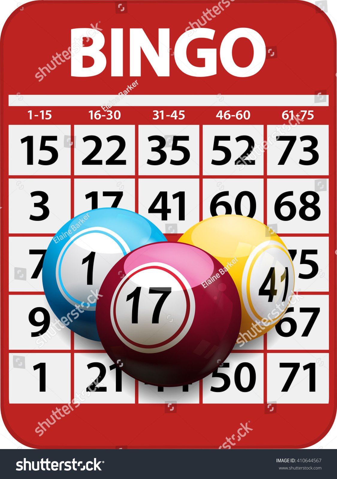 Bingo Cards Stock Vectors, Images & Vector Art | Shutterstock ...