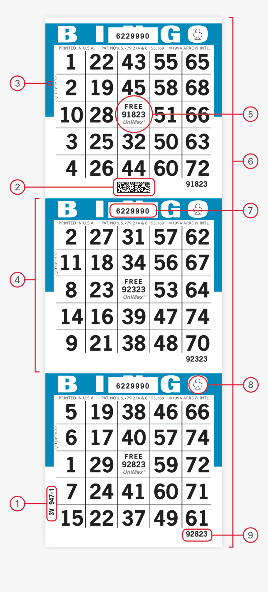 Bingo Set Cards 1 75, Hd Png Download , Transparent Png