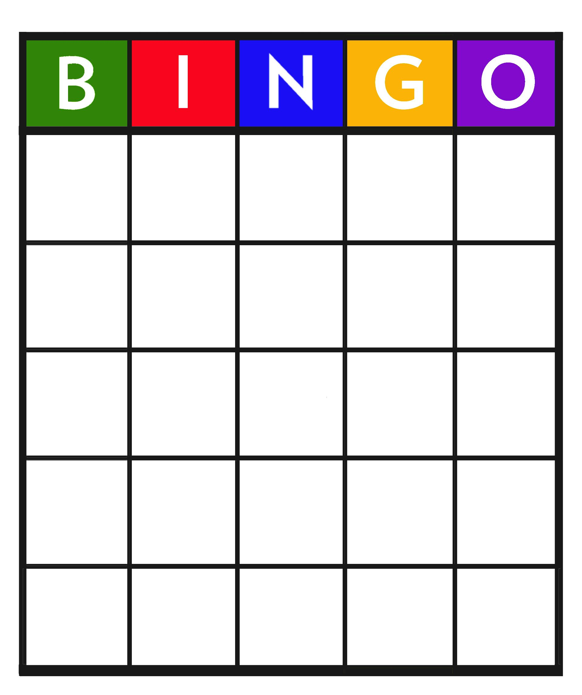 Bingokaart Leeg | Bingo Kaarten, Bingo, Carnaval