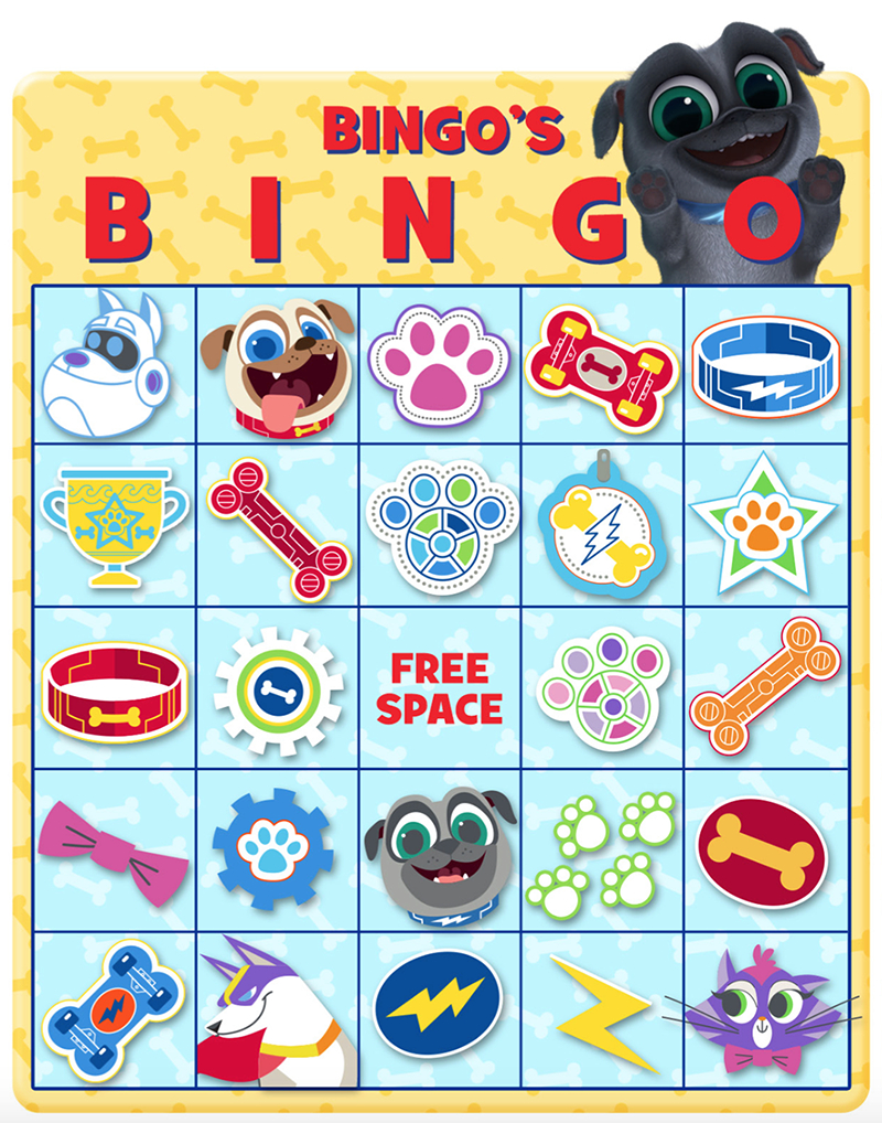 Bingo&amp;#039;s Bingo! Print Out This Fun Game And Check Out Puppy