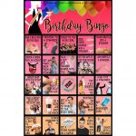 Birthday Bingo  30 Cards  Birthday Dares   Birthday Party