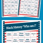 Black History "who Am I" Bingo | Bingo Card Generator, Free